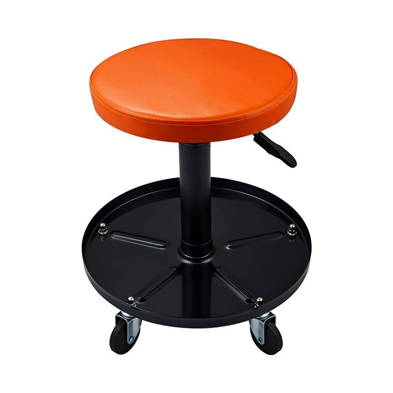 Adjustable Rolling Mechanic Stool with Tool Tray
