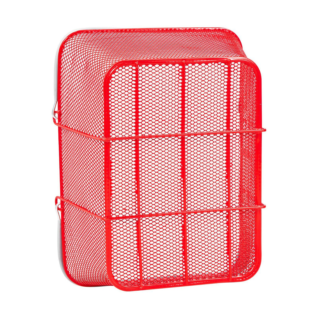 12-Pack Stackable Metal Shopping Baskets for Retail & Home Storage