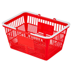 everyday Stackable Shopping Baskets with Ergonomic Handles – 4-Pack