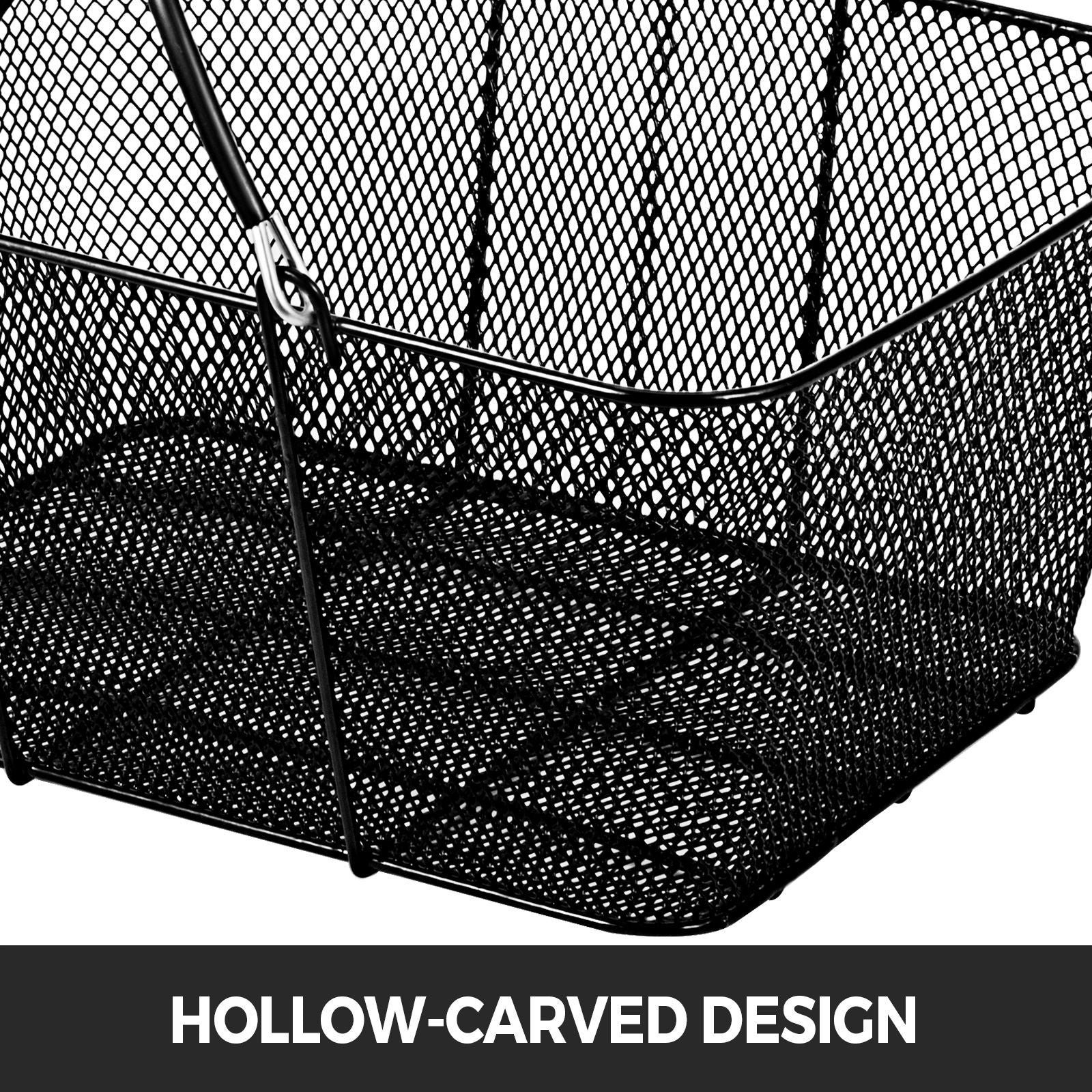 12-Pack Shopping Baskets with Folding Handles and Stand