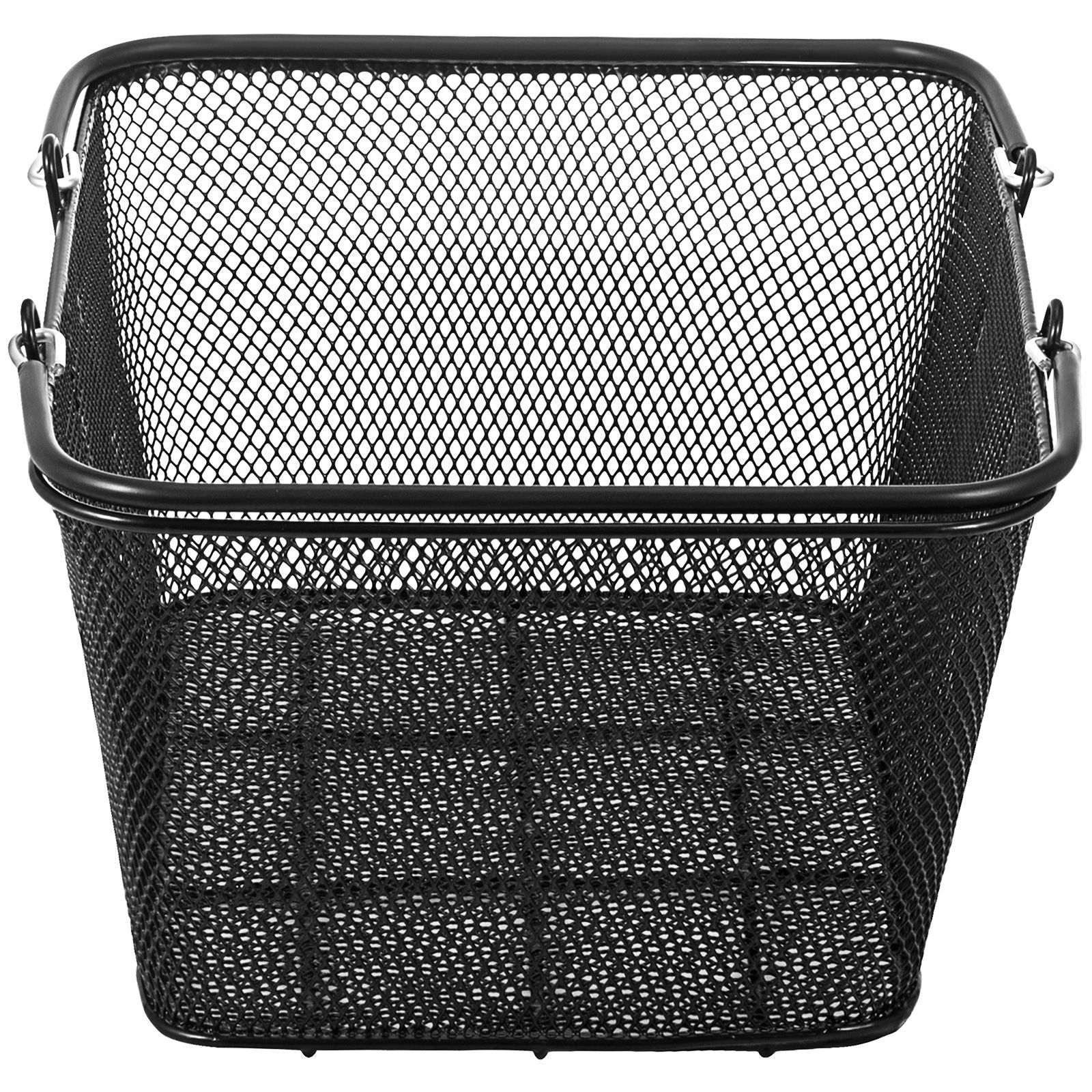 12-Pack Shopping Baskets with Folding Handles and Stand
