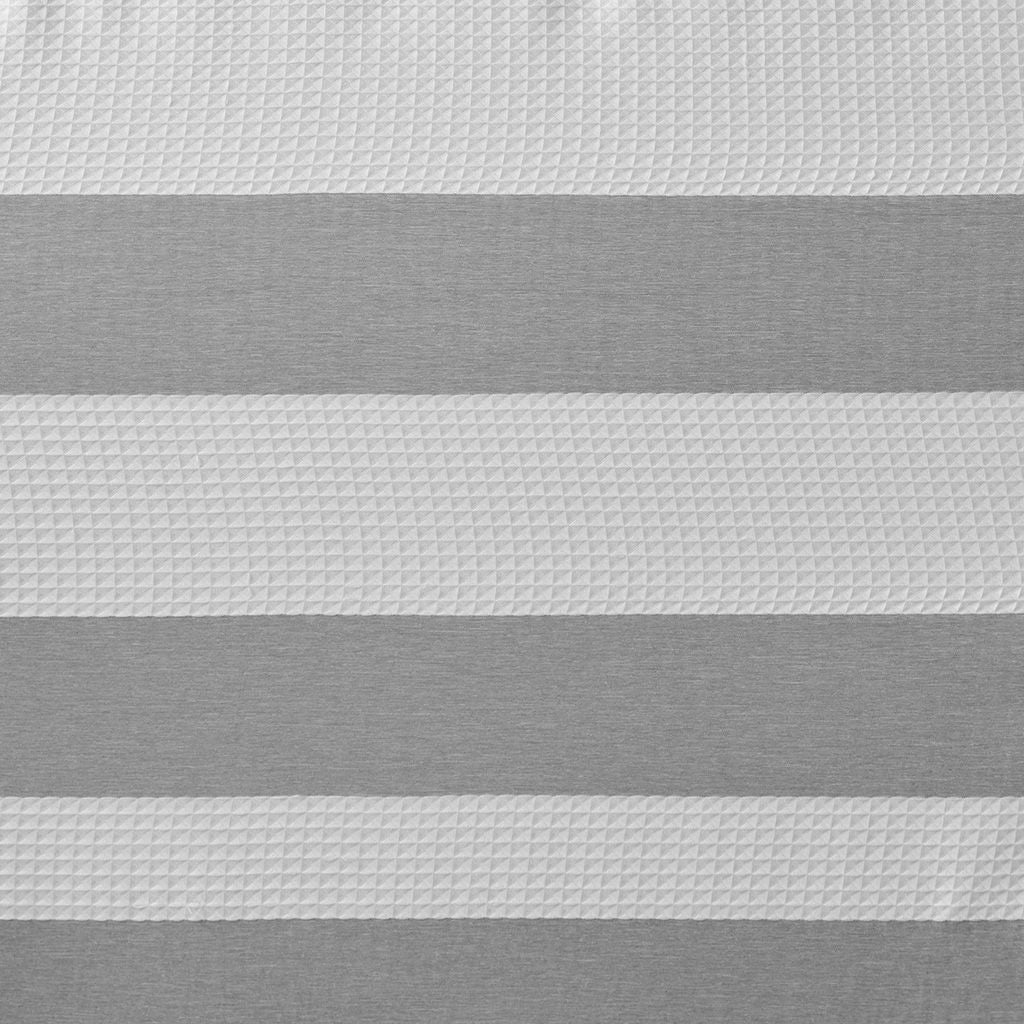 Gray Woven Shower Curtain with Scotchgard Treatment