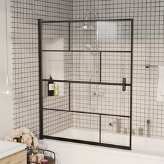 Sleek Space-Saving Shower Enclosure with Clean Elegance