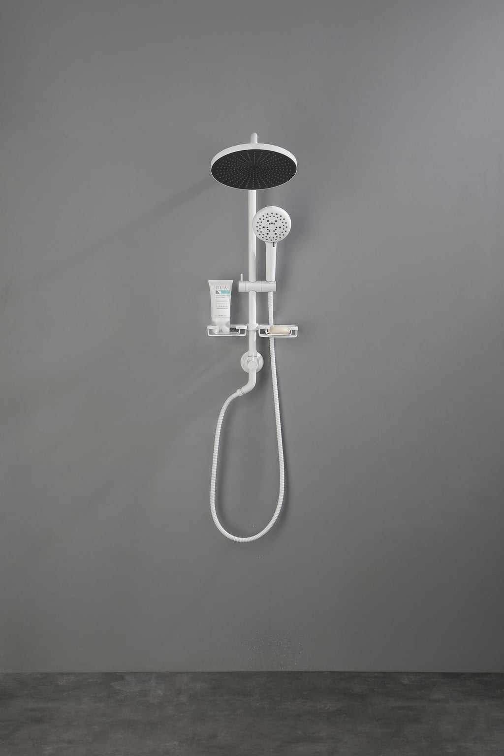 Rainfall Shower System with Adjustable Hand Shower