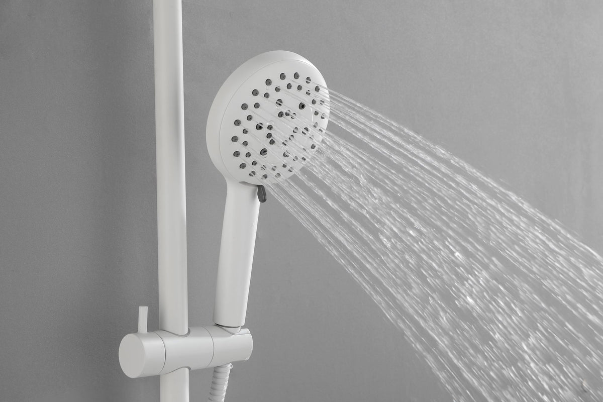 Rainfall Shower System with Adjustable Hand Shower