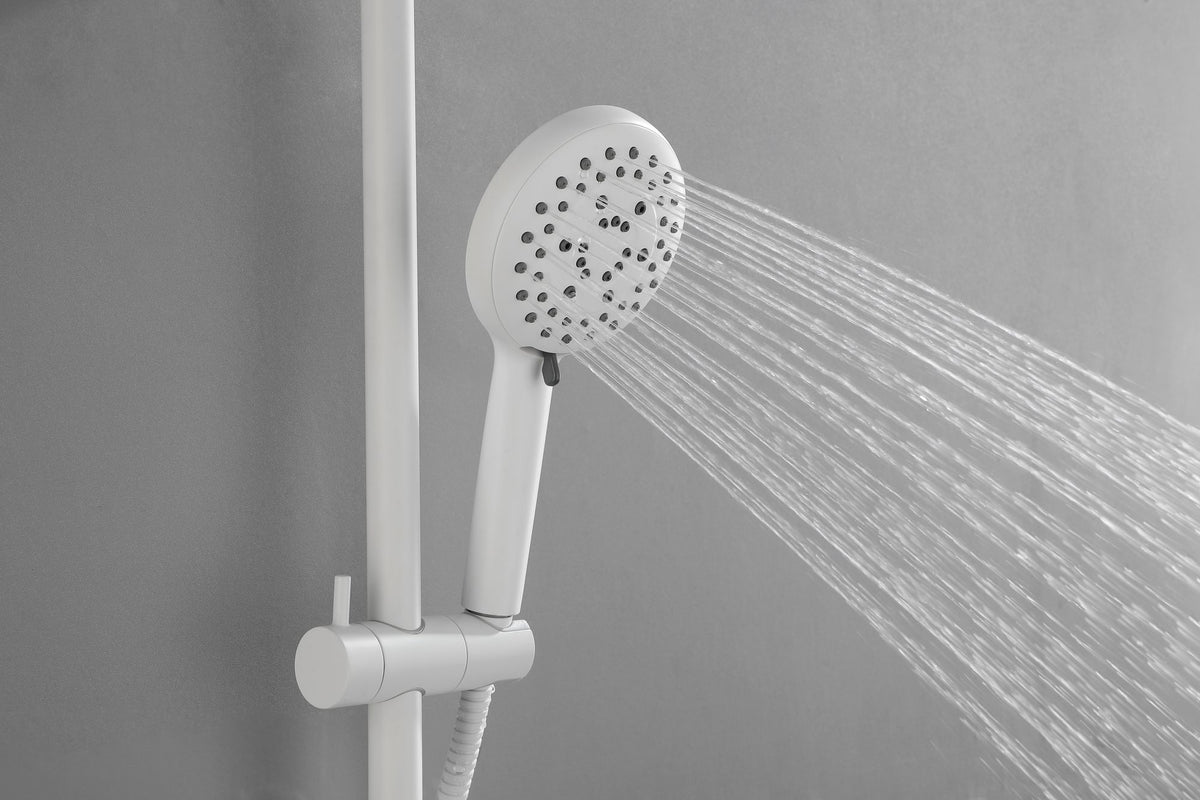 Rainfall Shower System with Adjustable Hand Shower