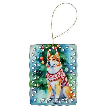 Siberian Husky Keepsake Christmas Ornament