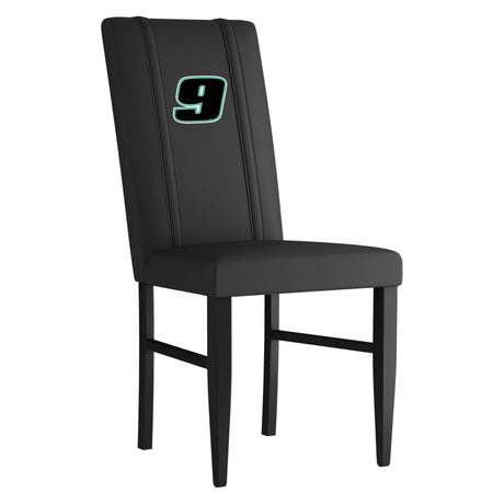 Side Chair 2000 with Chase Elliott #9 Black Logo Set of 2