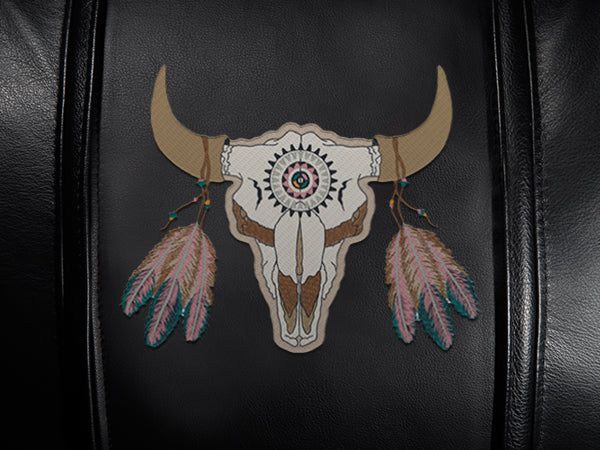 Painted Skull Logo Side Chair Set