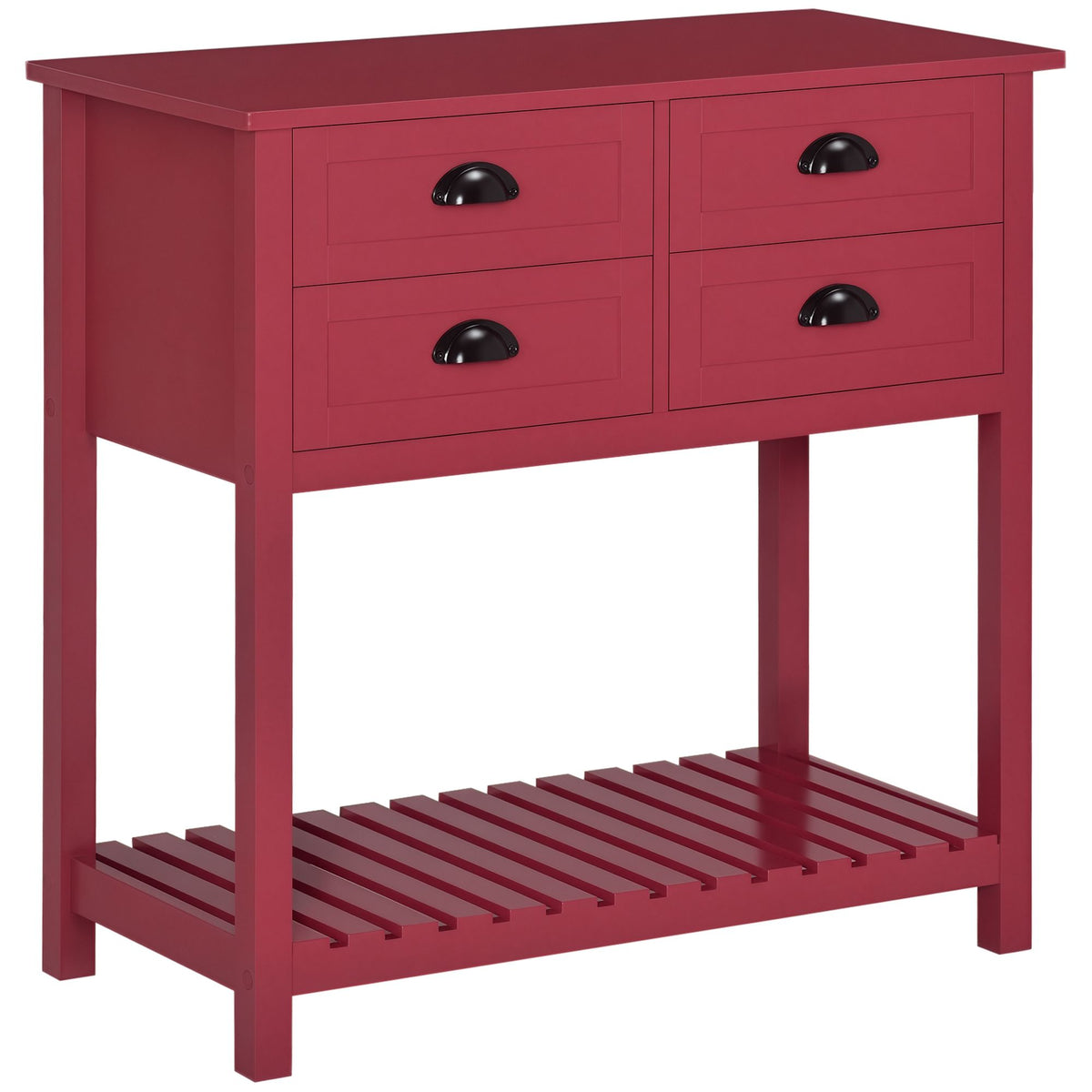 Sideboard Buffet Cabinet with Storage, Modern Coffee Bar Cabinet with 4 Drawers and