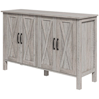 Farmhouse Sideboard with Barn-Style Doors
