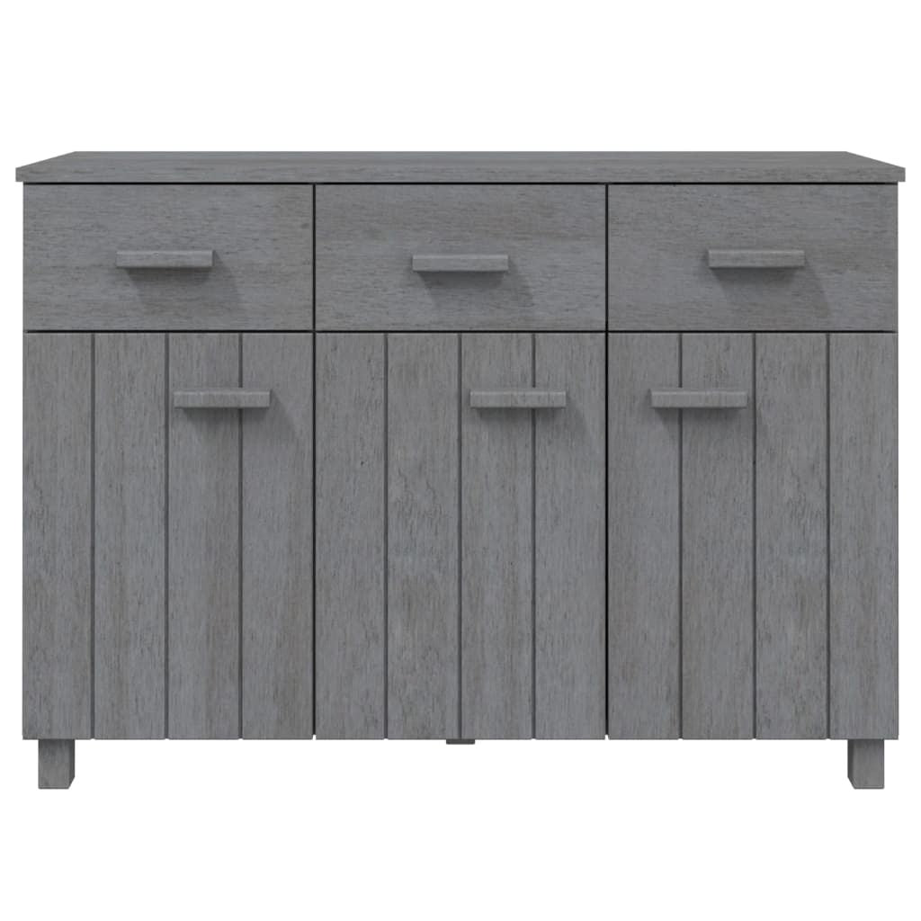Sideboard HAMAR Dark Gray 44.5"x15.7"x31. Solid Wood Pine