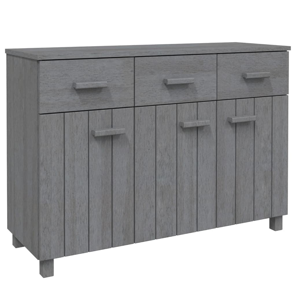 Sideboard HAMAR Dark Gray 44.5"x15.7"x31. Solid Wood Pine