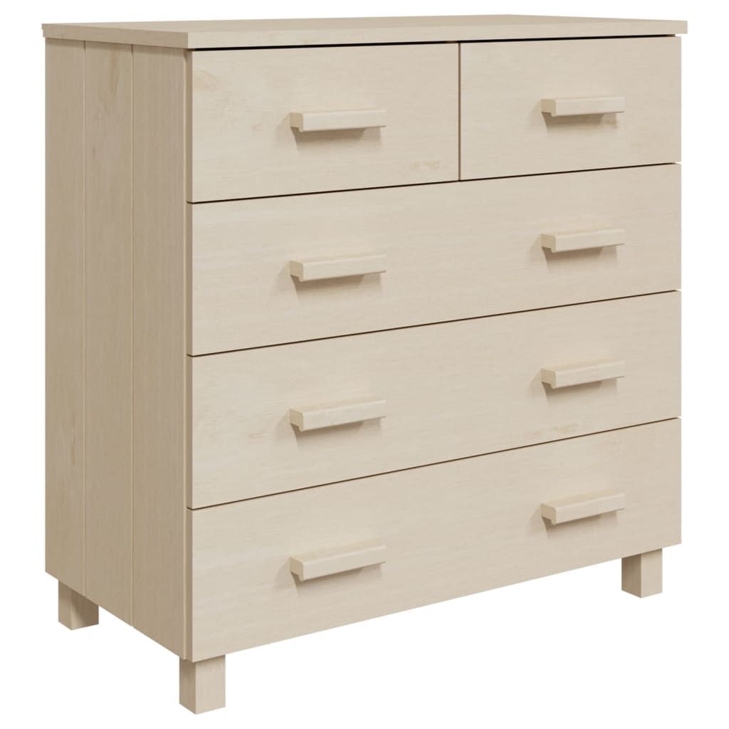 Sideboard HAMAR Honey Brown 31.1"x15.7"x31. Solid Wood Pine