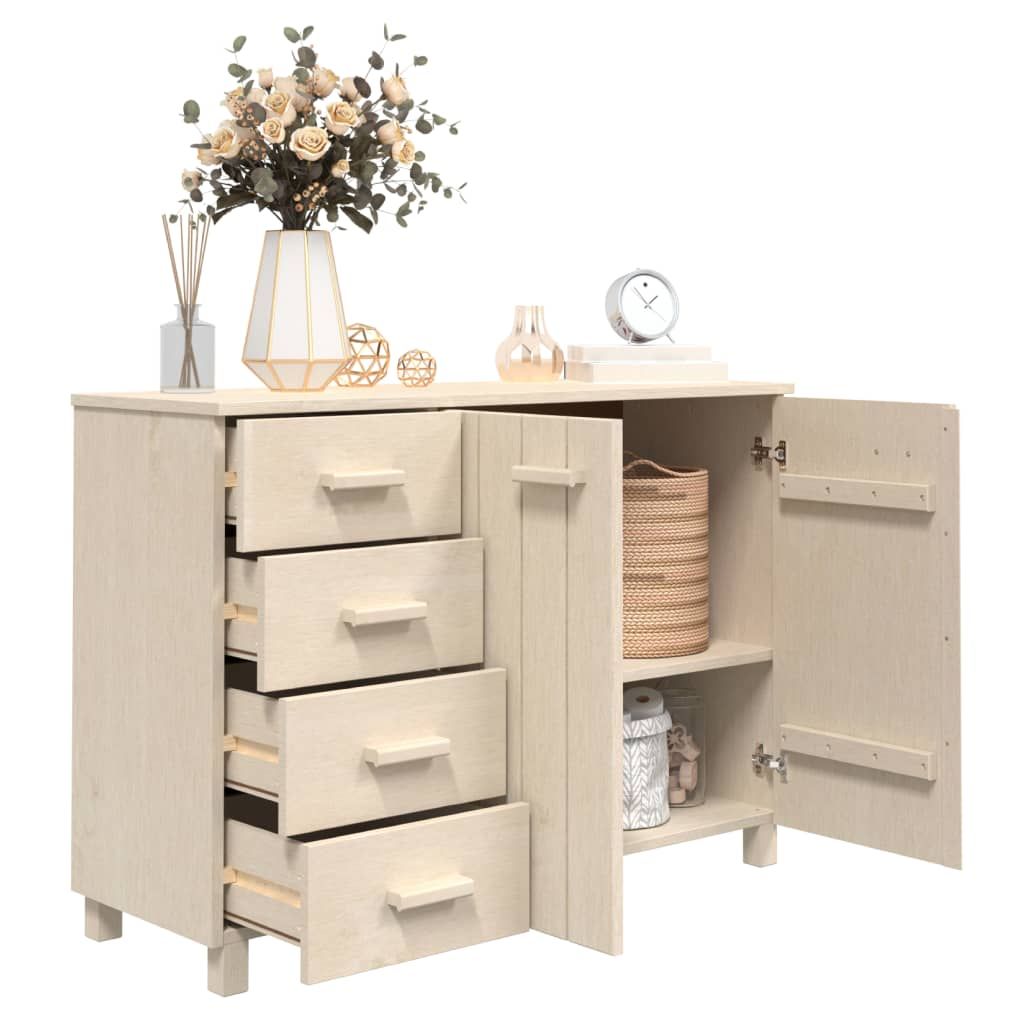 Sideboard HAMAR Honey Brown 44.5"x15.7"x31. Solid Wood Pine