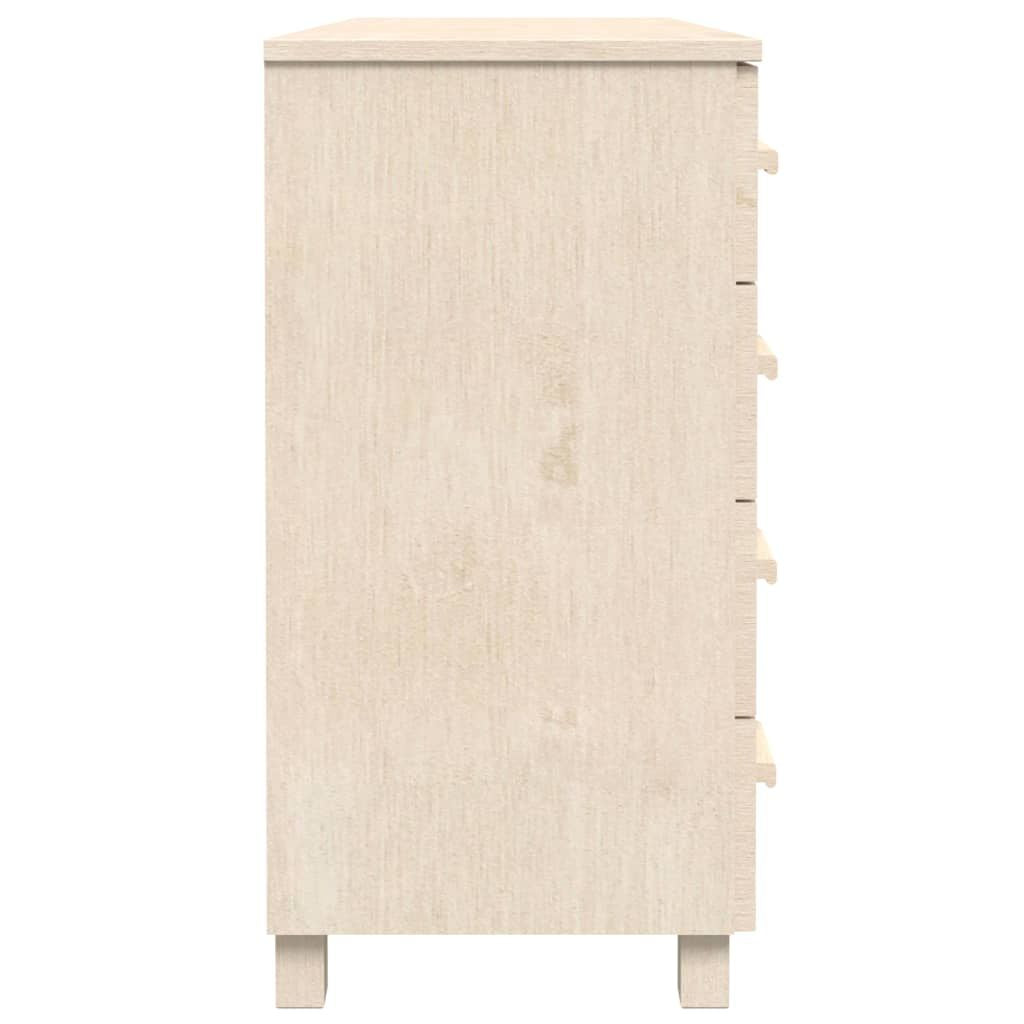Sideboard HAMAR Honey Brown 44.5"x15.7"x31. Solid Wood Pine