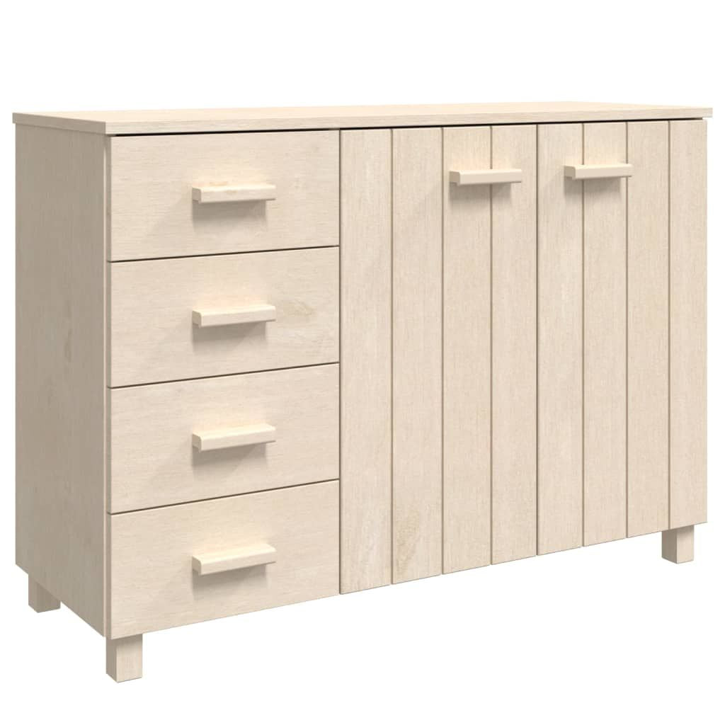 Sideboard HAMAR Honey Brown 44.5"x15.7"x31. Solid Wood Pine