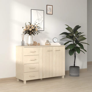 Sideboard HAMAR Honey Brown 44.5"x15.7"x31. Solid Wood Pine