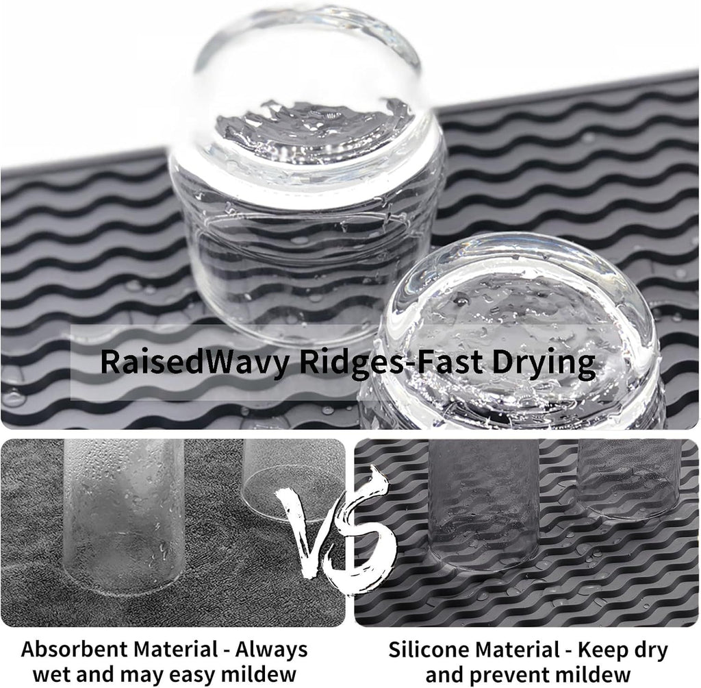 Multi-Use Silicone Drying Mat for Kitchen