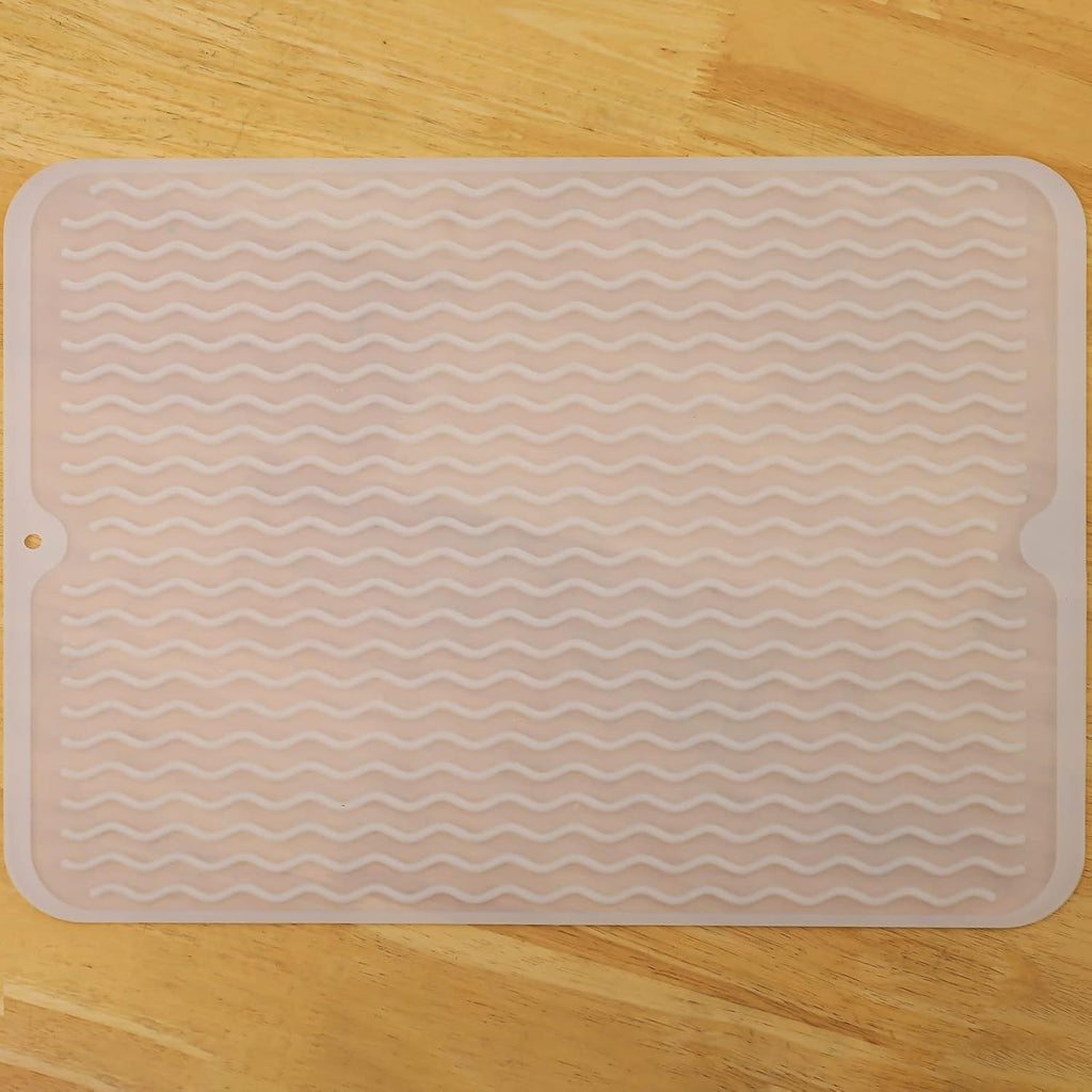 Silicone Dish Drying Mat – Heat-Resistant Kitchen Counter Liner & Drawer Liner