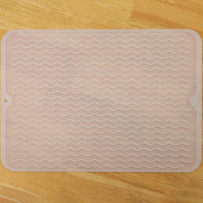 Silicone Dish Drying Mat – Heat-Resistant Kitchen Counter Liner & Drawer Liner