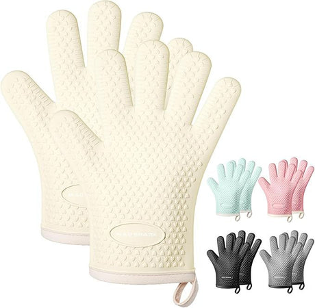 Heat Resistant Silicone Oven Mitts – water-ready & Non-Slip