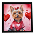 Silky Terrier My Valentine Framed Wall Art