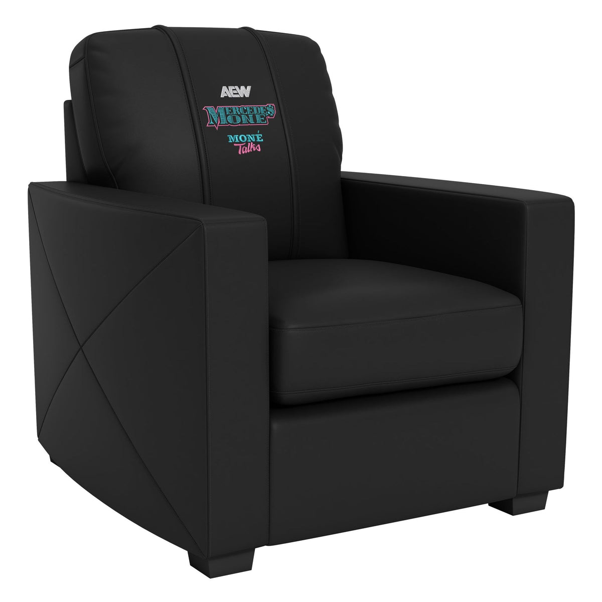 Silver Series Club Chair with AEW Mercedes Moné Logo