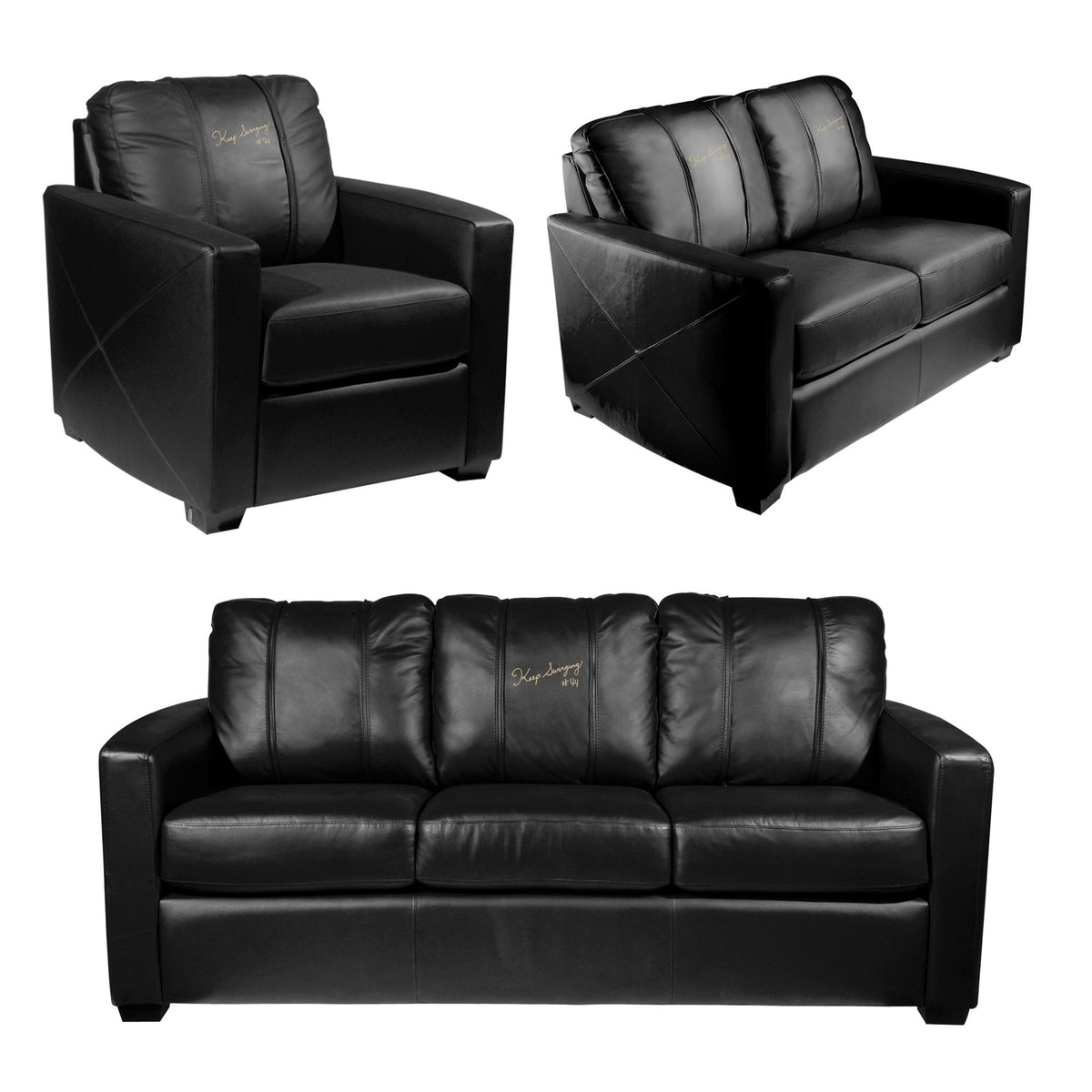 Atlanta Braves City Connect Silver Club Chair