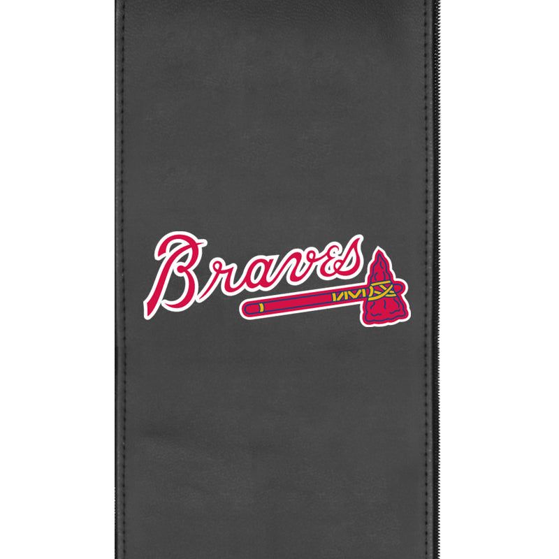 Silver Series Club Chair with Atlanta Braves Logo