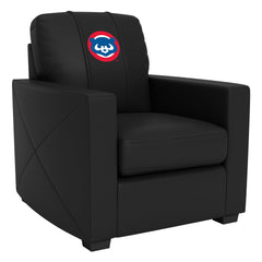 Chicago Cubs Cooperstown Primary Silver Club Chair