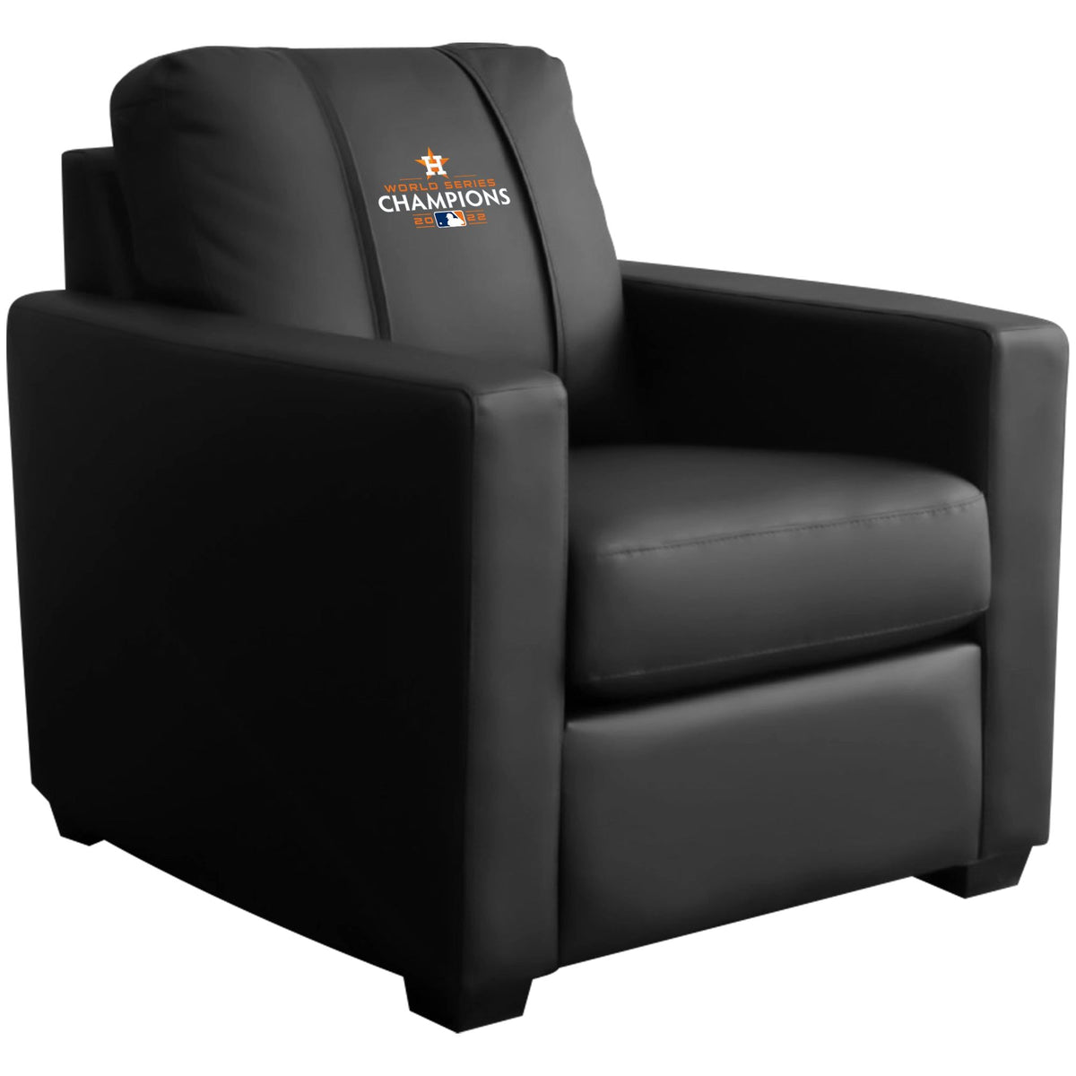 Silver Club Chair with Houston Astros 2022 Champions