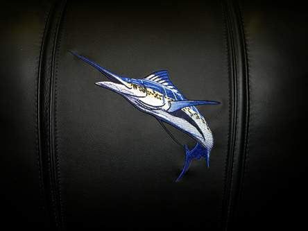 Silver Series Club Chair with Marlin Logo