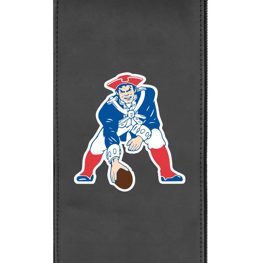 Silver Club Chair with Classic New England Patriots Logo