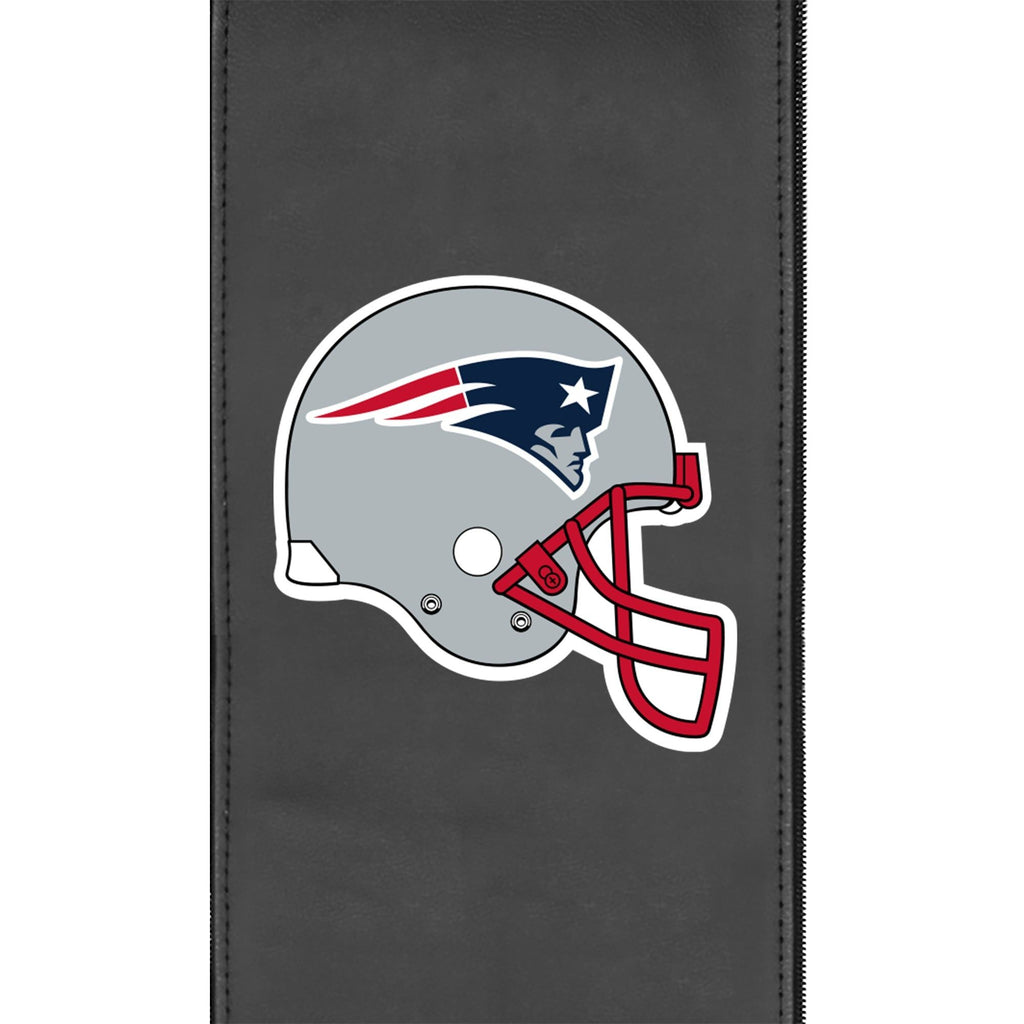 New England Patriots Helmet Logo Silver Club Chair