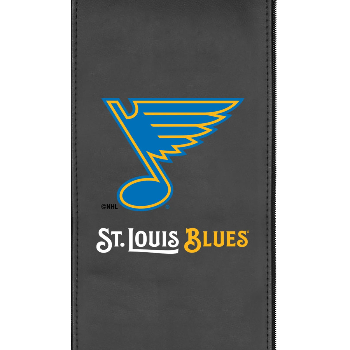 St. Louis Blues Wordmark Silver Club Chair