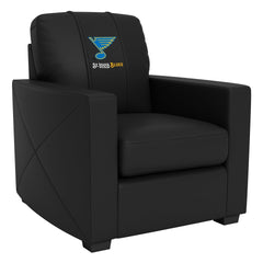 St. Louis Blues Wordmark Silver Club Chair
