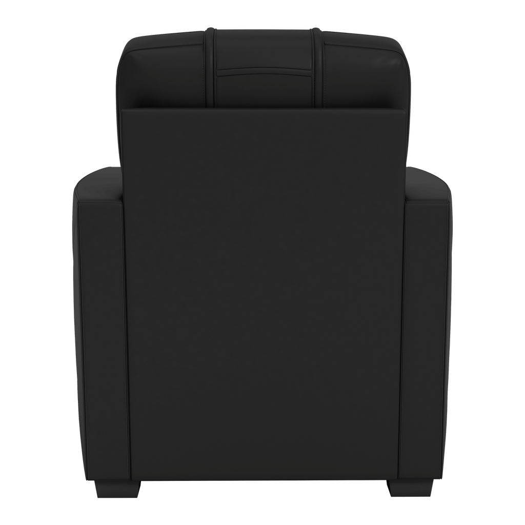 Silver Club Chair with World's Greatest Dad Logo Panel