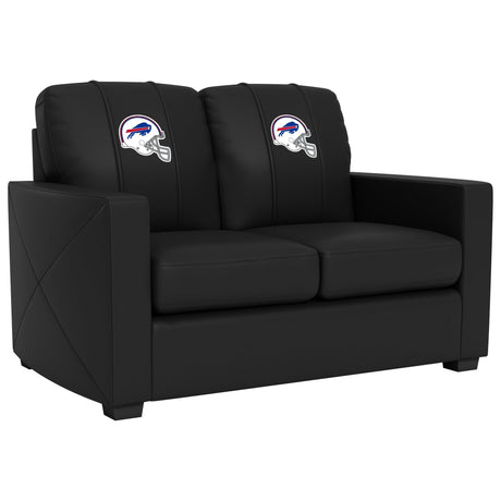 Silver Buffalo Bills Helmet Logo Loveseat