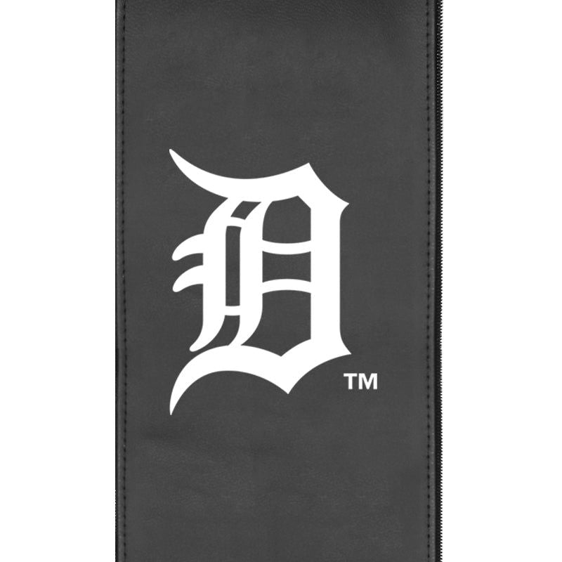 Silver Detroit Tigers Loveseat with Interchangeable Logos