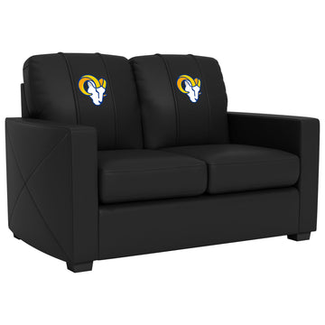 Los Angeles Rams Silver Logo Loveseat