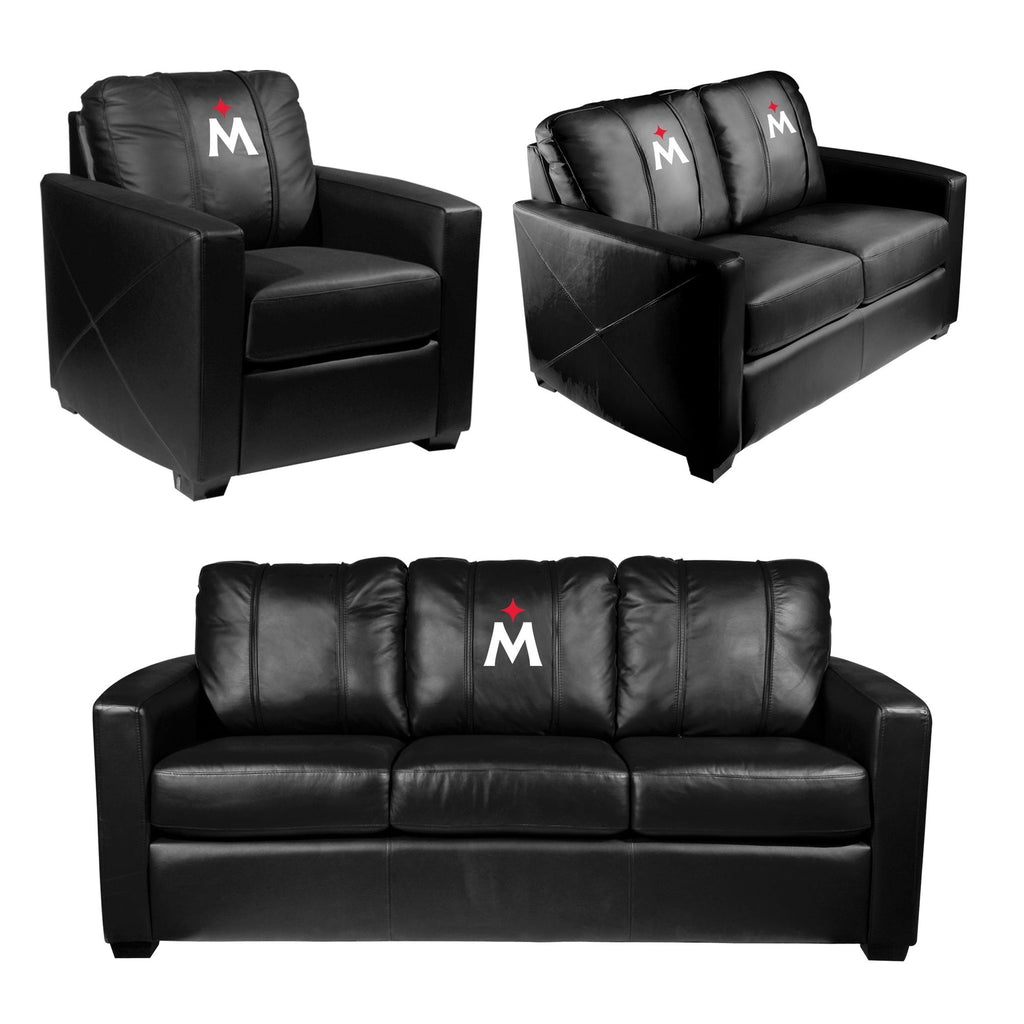 Minnesota Twins Alternate Silver Loveseat