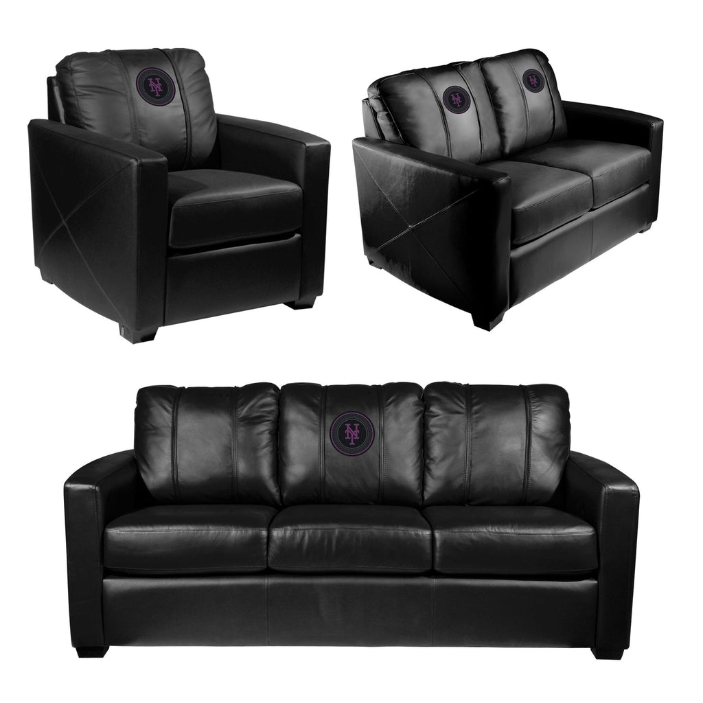 New York Mets City Connect Logo Loveseat