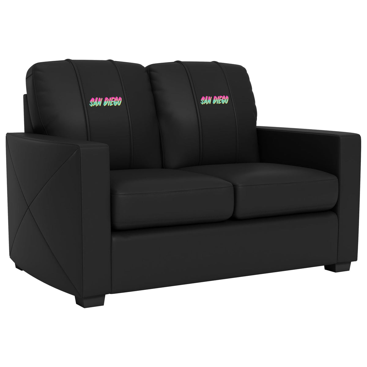 San Diego Padres City Connect Silver Loveseat