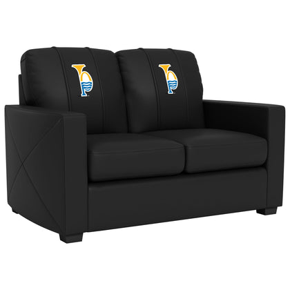 St. Louis Blues Tertiary Logo Silver Loveseat