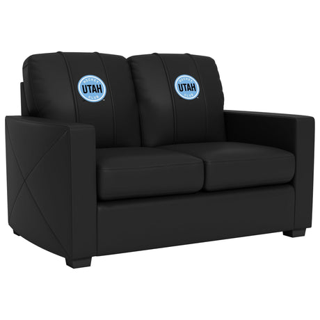 Utah Hockey Club Primary Logo Silver Loveseat
