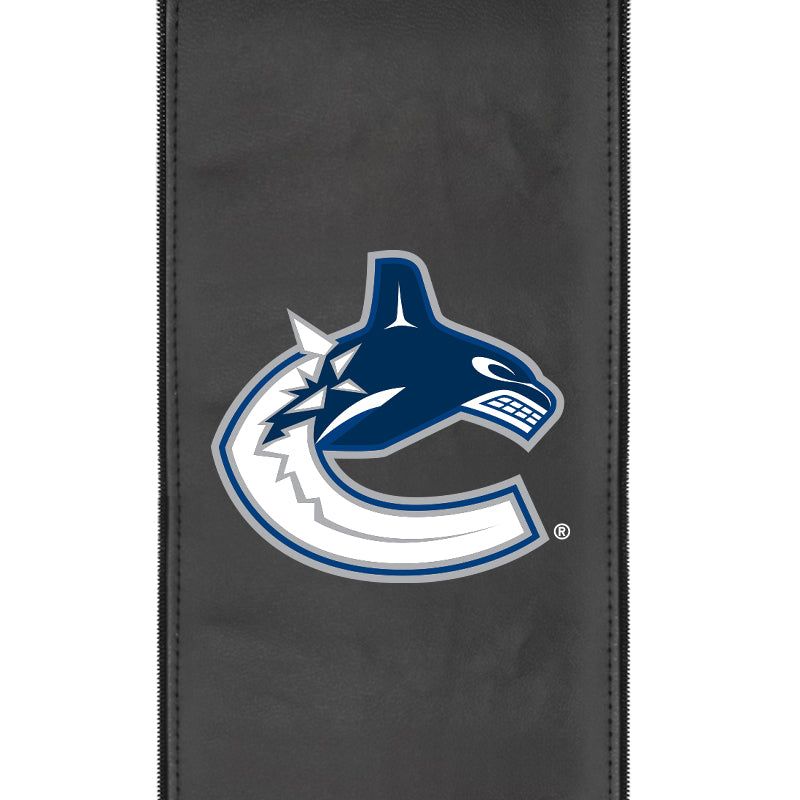 Silver Vancouver Canucks Logo Loveseat