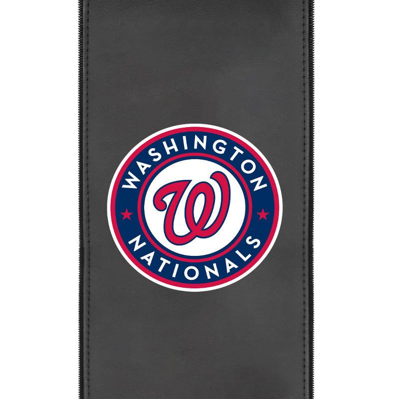 Silver Washington Nationals Logo Loveseat