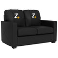 Silver Loveseat with Zipchair Gaming Logo – Comfort and Custom Style
