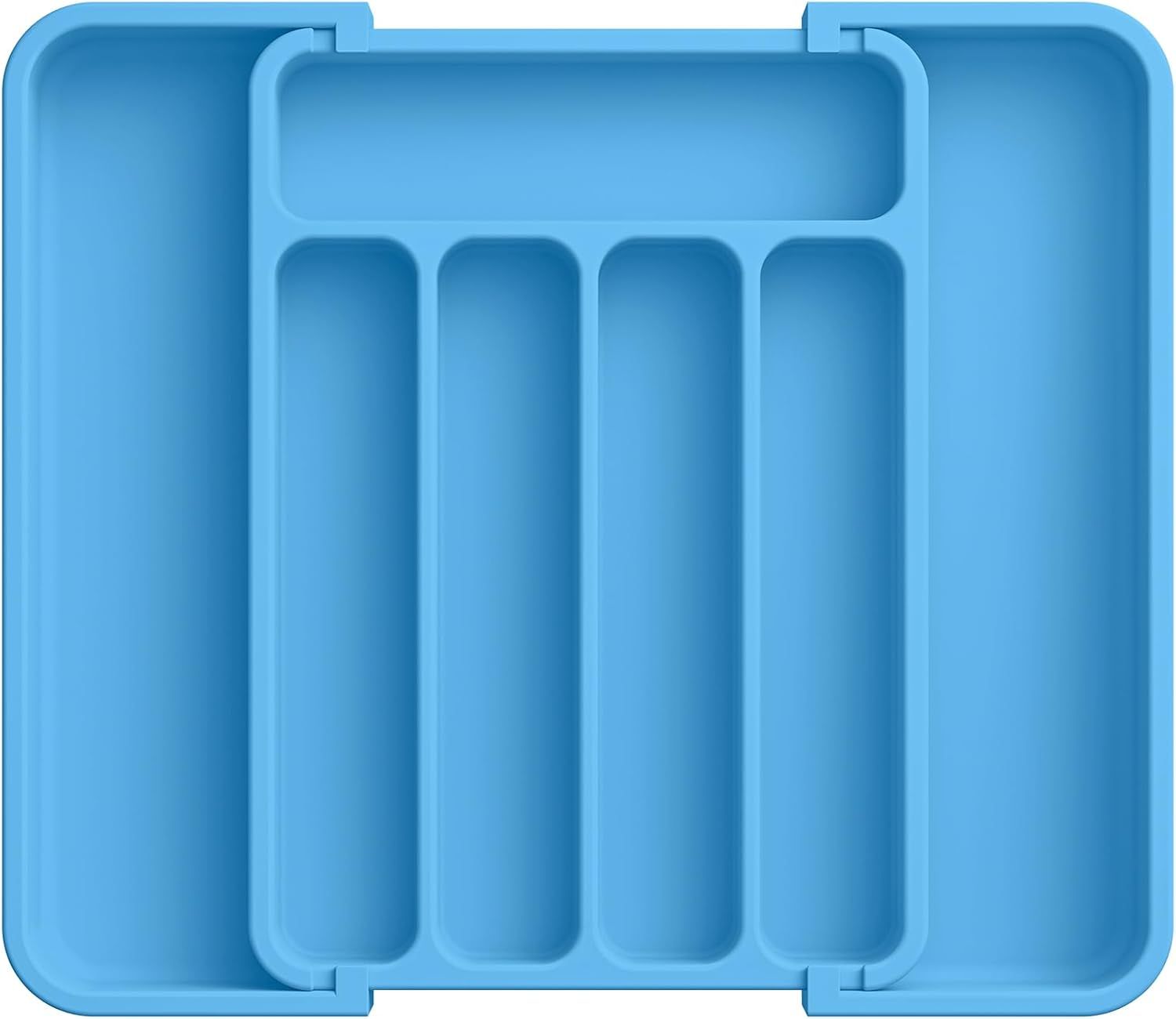 Expandable Silverware Organizer Tray - Adjustable Cutlery Tray for Forks and Knives